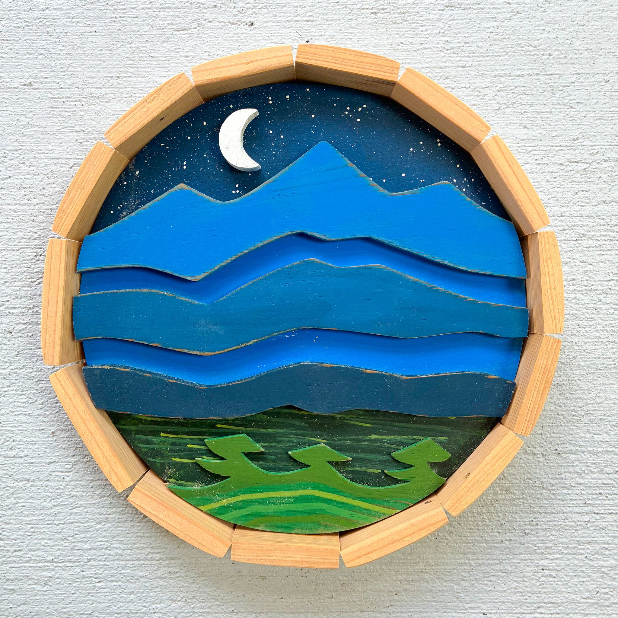 Mini Blue Ridge Mountain Round