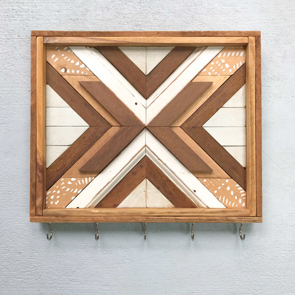 Walnut Key Rack