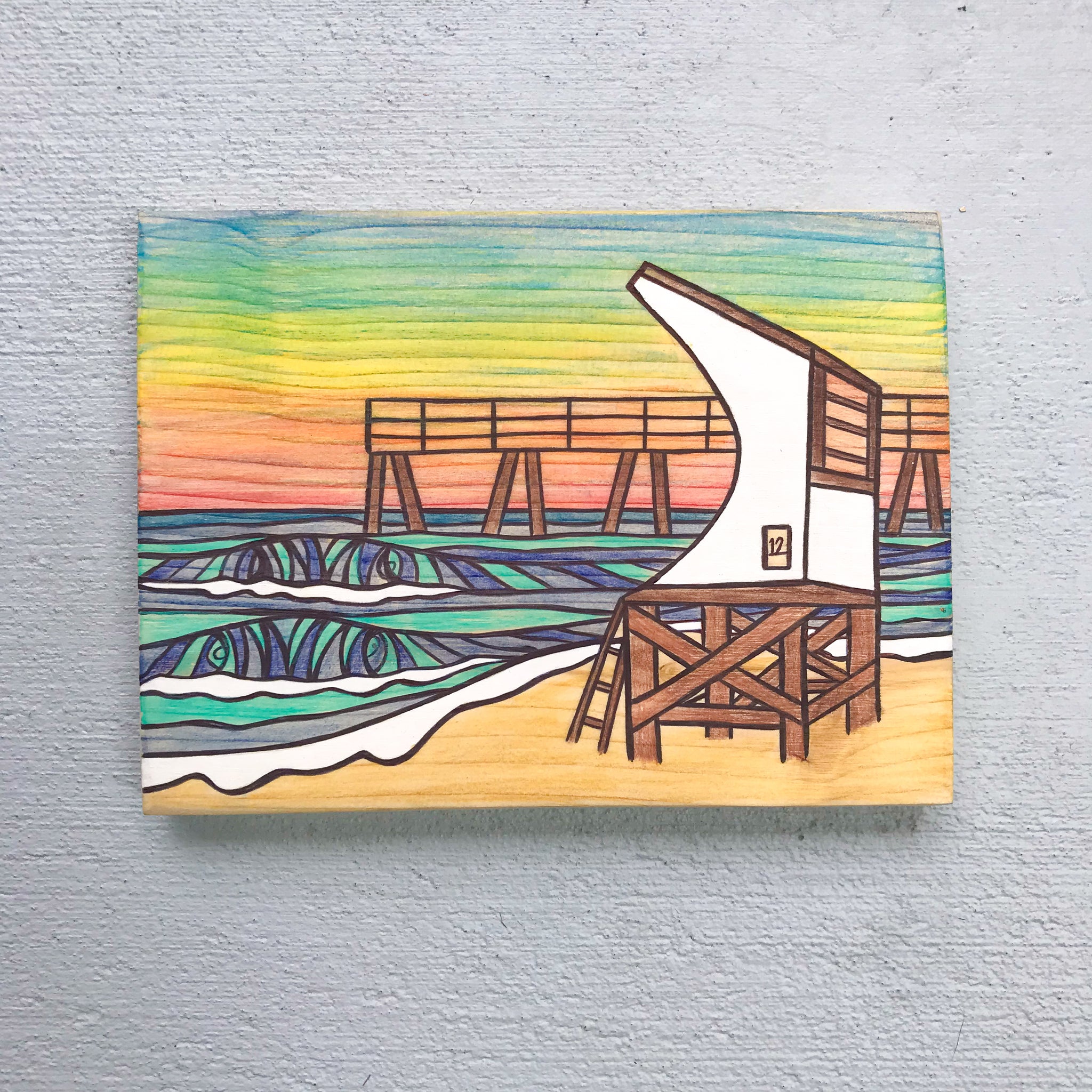 Lifeguard Stand Sketch