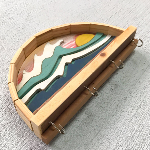 Arched Wave Key Rack