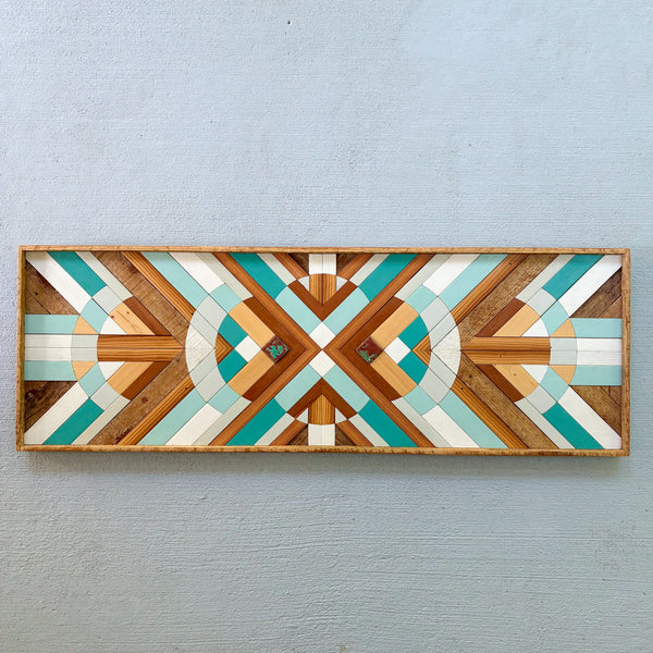 Turquoise Copper Geometric