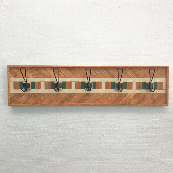 Sage Carved Coat Rack