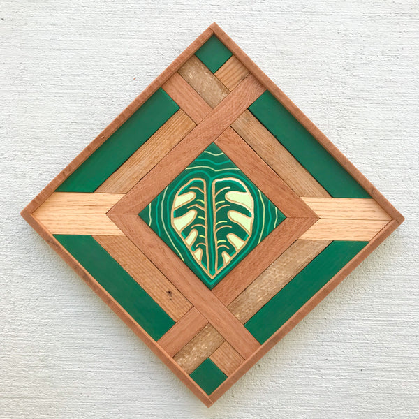 Diamond Carved Monstera